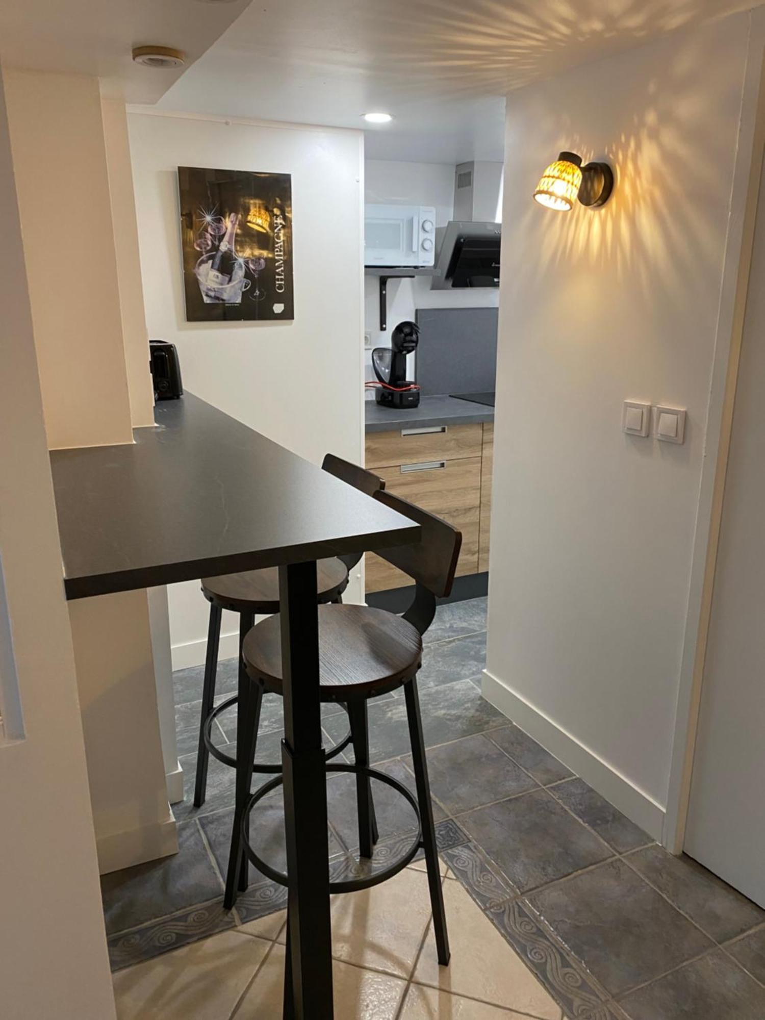 Appart Studio Rdc De Maison Avec Exterieur Proche Reims Tinqueux Dış mekan fotoğraf