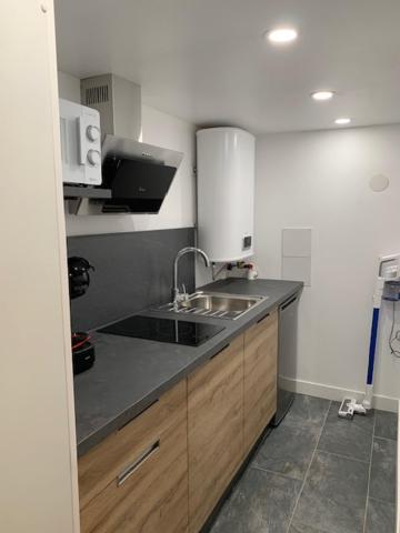 Appart Studio Rdc De Maison Avec Exterieur Proche Reims Tinqueux Dış mekan fotoğraf